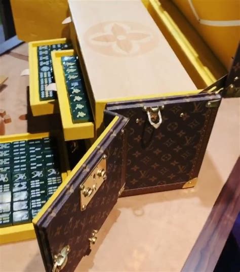 louis vuitton mahjong set|luxury majong set.